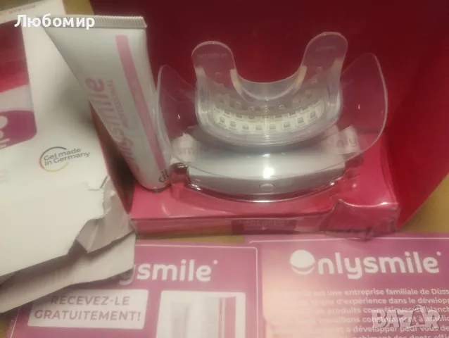 Професионален комплект за избелване на зъби Onlysmile Комплект за избелване на зъби за бели зъби, снимка 3 - Други - 47363502