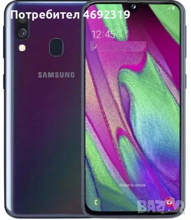 Продавам смартфон Samsung Galaxy A40, 64 GB, 4 GB RAM