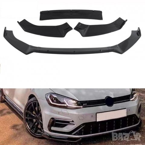 Лип Дифузьор Спойлер Престилка  Volkswagen For VW Golf MK7 MK7.5 GTI R GTD 2014-2019