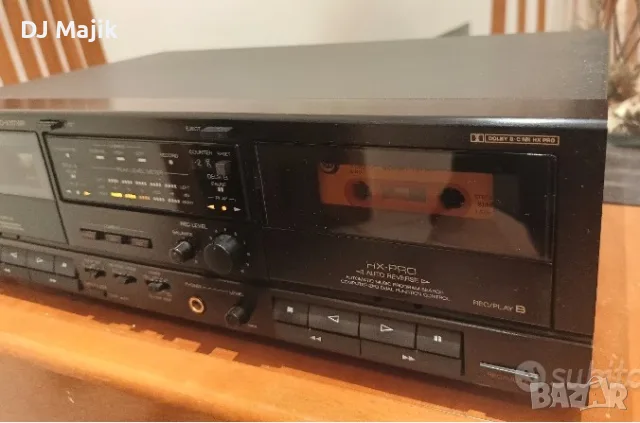 Продавам двукасетен рверсен касетен дек SANSUI D-X117WR, снимка 2 - Декове - 55789936