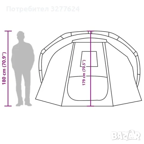 Чисто НОВА НЕРАЗОПАКОВАНА 4 местна палатка, снимка 16 - Палатки - 56337625
