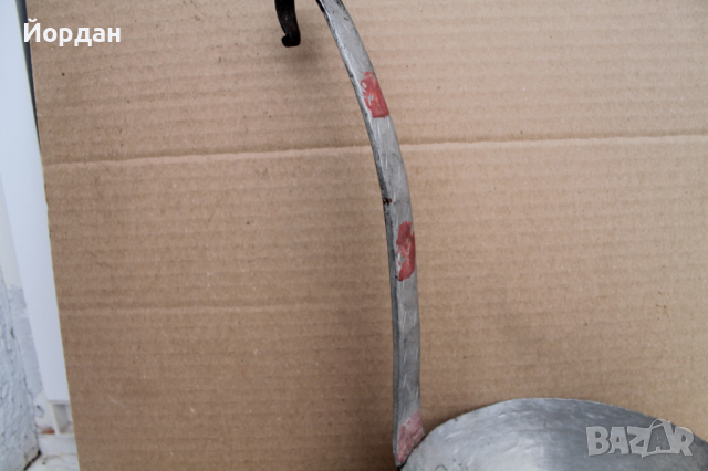 Медно калайдисано канче за чешма 1900-та година , снимка 3 - Антикварни и старинни предмети - 44558930