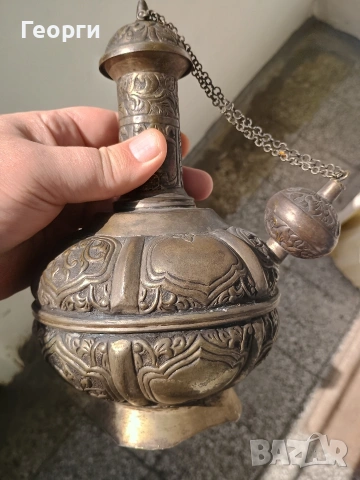Бронзов съд за вода,19ти век,Суматра, снимка 8 - Антикварни и старинни предмети - 53970245