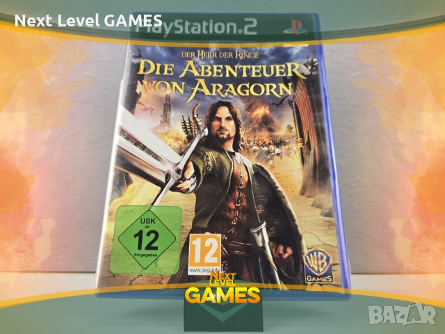 Игра за PlayStation 2 - Lord of the Rings Aragorn's Quest - без книжка PS2 - 20 лв