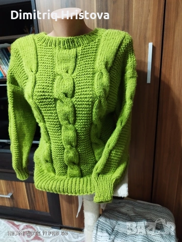 Блузка в зелено, снимка 6 - Блузи с дълъг ръкав и пуловери - 53972761