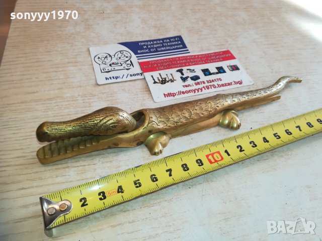 крокодил-антик мед/месинг 1501211335, снимка 3 - Колекции - 31432901