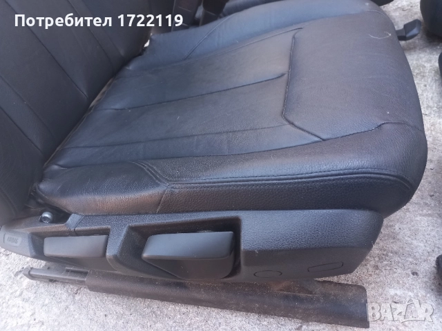 Предни кожени седалки и задни подглавници BMW F31, снимка 9 - Части - 52263771
