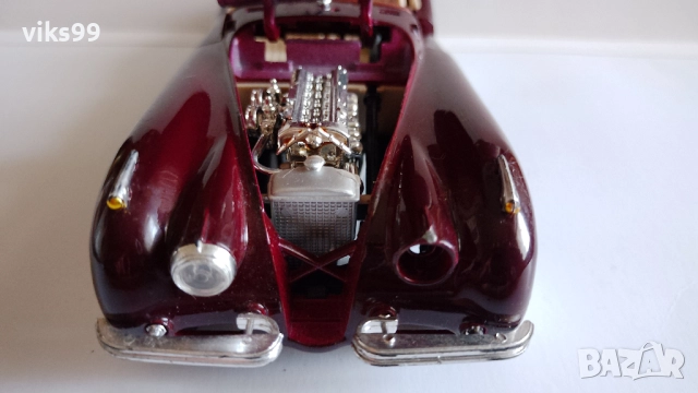 Bburago Jaguar XK 120 Roadster 1951 - Мащаб 1:24, снимка 10 - Колекции - 51441988