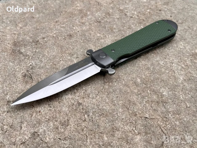 Сгъваем джобен нож GANZO ADIMANTI  SAMSON D2 G10 Green