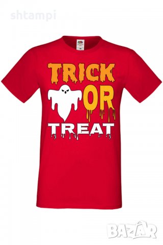 Мъжка тениска Trick Or Treat 2,Halloween,Хелоуин,Празник,Забавление,Изненада,Обичаи,, снимка 3 - Тениски - 38132066