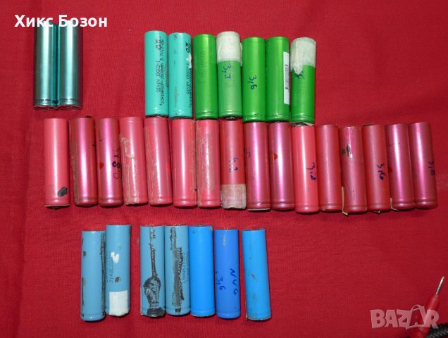 Маркови Акумулаторни батерии 18650 Sony,Sanyo,LG Li Ion, снимка 1 - Друга електроника - 39444743