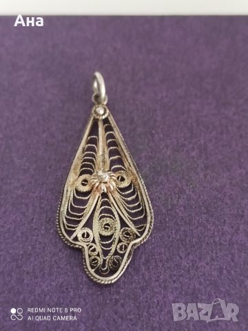 Красива сребърна висулка Филигран

, снимка 1
