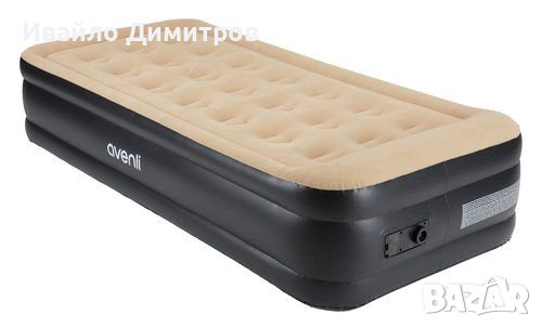 Надуваемо легло FLOCKED Ш95xД196xВ39/46, снимка 1