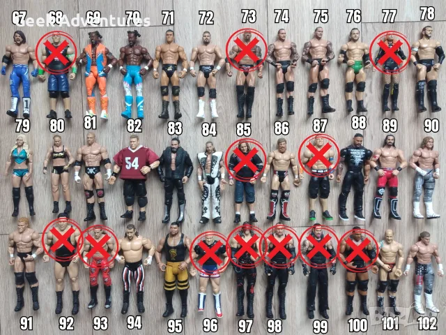 Екшън Фигурки WWE Кеч Pro-Wrestling Action Figures Ambrose Reigns Cena 2/3, снимка 3 - Колекции - 46527048