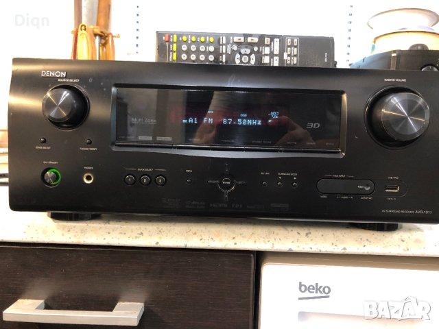 Denon avr-1910, снимка 11 - Ресийвъри, усилватели, смесителни пултове - 42094353