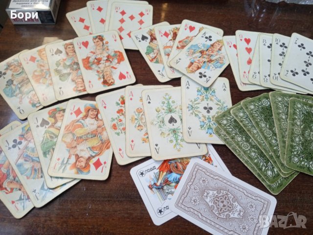 Rokoko / зелен гръб Карти за игра, снимка 9 - Карти за игра - 39666902