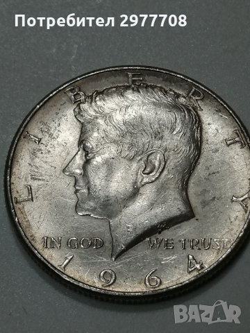 Half Dollar 1964, снимка 3 - Нумизматика и бонистика - 34431028