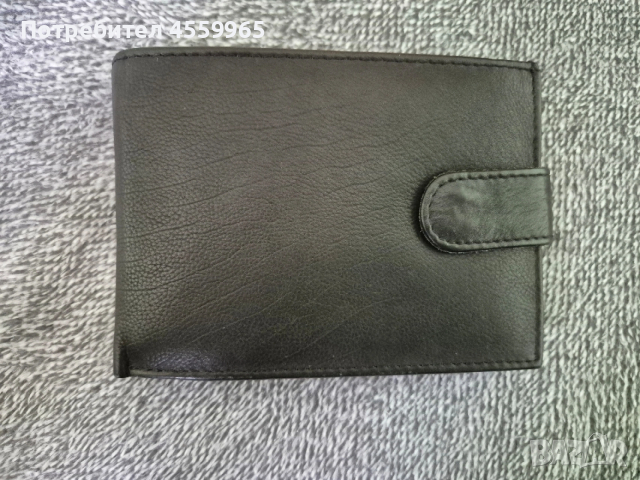 Мъжки портфейл естествена кожа 