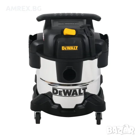 Професионална прахосмукачка DeWALT – 1050 W, 20 л, сухо/мокро + издухване
