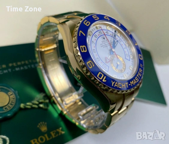 Rolex Yacht-Master II 44mm Yellow Gold White Dial Ceramic Automatic Различни Варианти, снимка 6 - Мъжки - 54047636