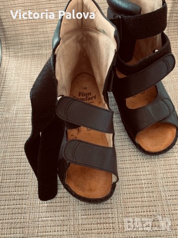 Леки комфортни летни боти-сандали FINN COMFORT кожа, снимка 3 - Сандали - 37170797