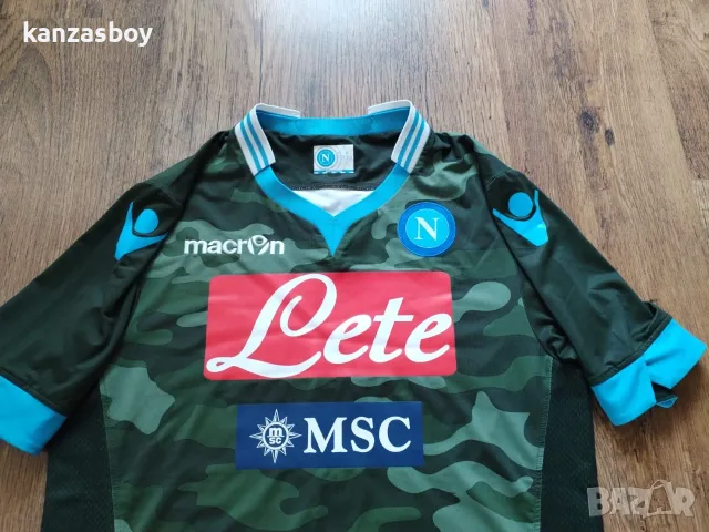 napoli x macron 2013/14 mertens - футболна колекционерска тенсика ХЛ