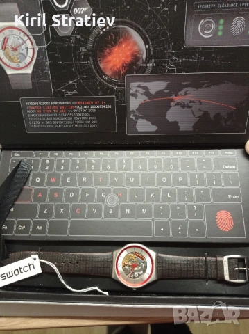 Ръчен часовник "Swatch 007 - Limited edition", снимка 2 - Мъжки - 53327774