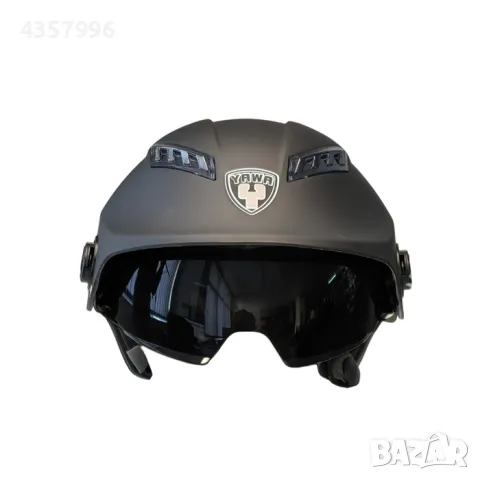  Каска за мотор - PA538 С Визьор и Спойлер - Черен Мат, снимка 4 - Аксесоари и консумативи - 49065386