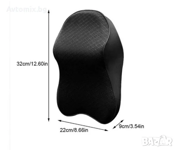 Ортопедична, анатомична възглавница с мемори пяна за автомобил, снимка 2 - Аксесоари и консумативи - 49661179