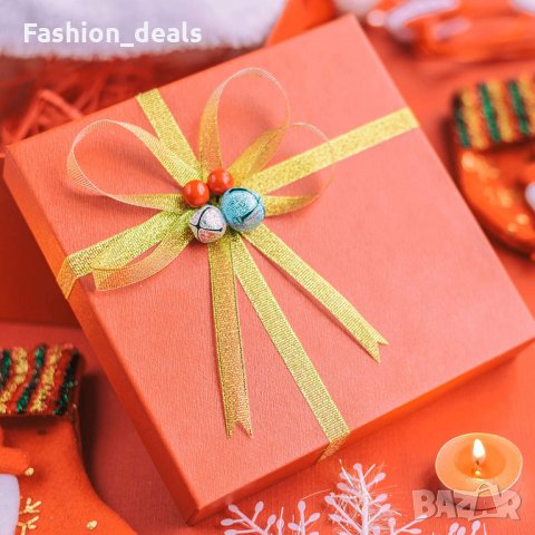 Нова блестяща панделка златна и сребърна лента за опаковане, украса , снимка 3 - Други - 35267461