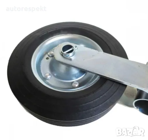 Помощно Опорно Маневрено колело за ремаркета и каравани с гума Ø 200мм, снимка 2 - Аксесоари и консумативи - 47622606