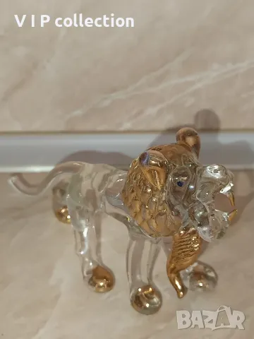 Стъклен Лъв за подарък , снимка 4 - Декорация за дома - 49327204