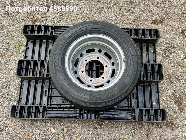 Резервна гума+Джанта 16цола 6x205 за ДВОЙНА ГУМА Mercedes Sprinter(2006-2026),Vw Crafter(2006-2017), снимка 5 - Гуми и джанти - 55668026