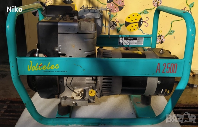 Френски  Генератор за ток 2.5 kW,  бензинов, монофазен,, снимка 2 - Друга електроника - 52567540