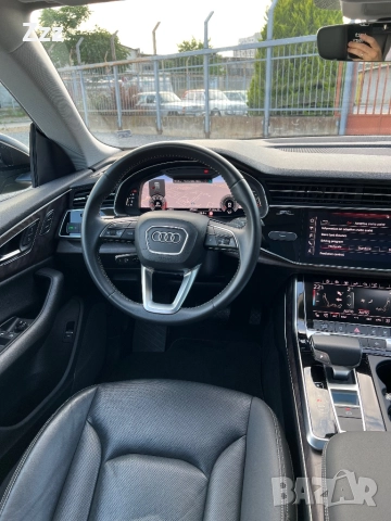 Audi Q8 55 TFSI, 340к.с, 360* , Обдухване, Панорама, Дистроник, снимка 12 - Автомобили и джипове - 51542387