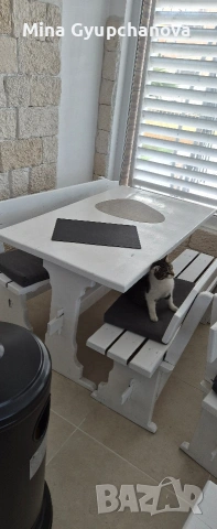 баварска маса с пейки за дом и градина 