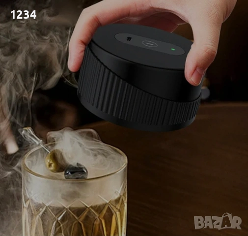 Електрически комплект за опушване на уиски, презареждаем комплект за опушване на коктейли 