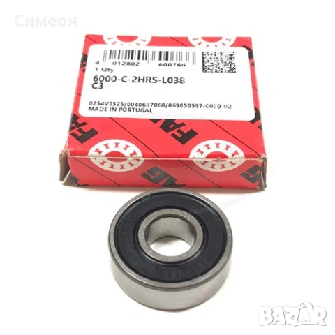 Лагери 6000-2RS-C3 /FAG/ с размери 10x26x8