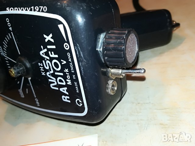 NASA RADIOFIX MARK V-MADE IN ENGLAND-ВНОС SWISS 2310221145, снимка 12 - Колекции - 38422907