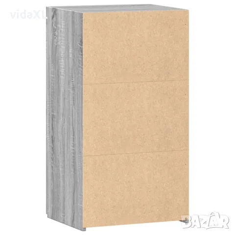 vidaXL Сайдборд, сив сонома, 50x42,5x93 см, инженерно дърво, снимка 6 - Бюфети - 56148151