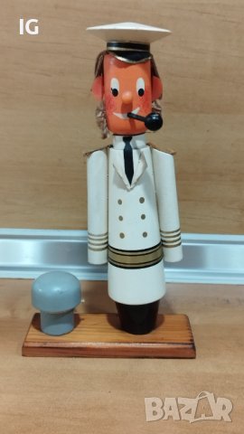 Стара фигура, моряк, капитан с лула, снимка 1 - Други ценни предмети - 42362450