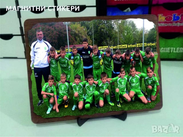 Магнитни стикери, картини върху дърво със снимки за свадба, рождени дни, мотиви за всякакви поводи, снимка 17 - Картини - 30347891