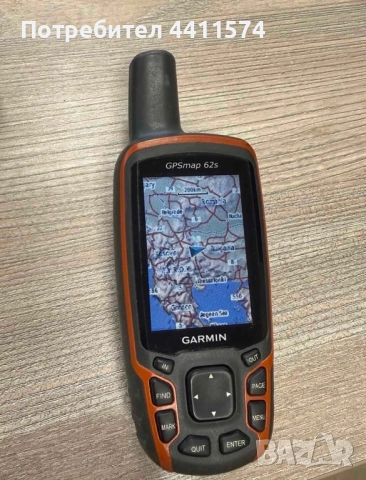 Garmin GPS map 62s, снимка 2 - Garmin - 52175828