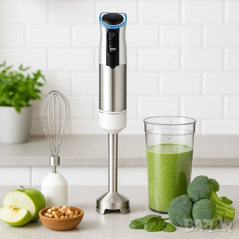 Многофункционален кухненски пасатор с чопър и бъркалка – 800W мощност, снимка 7 - Друга електроника - 51872203