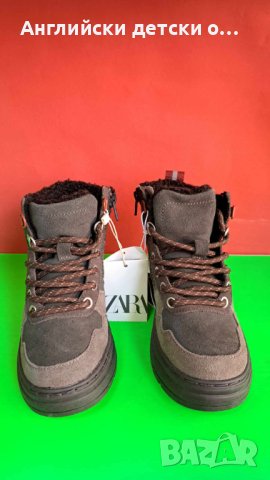 Английски детски боти естествена кожа-ZARA , снимка 5 - Детски боти и ботуши - 42640004