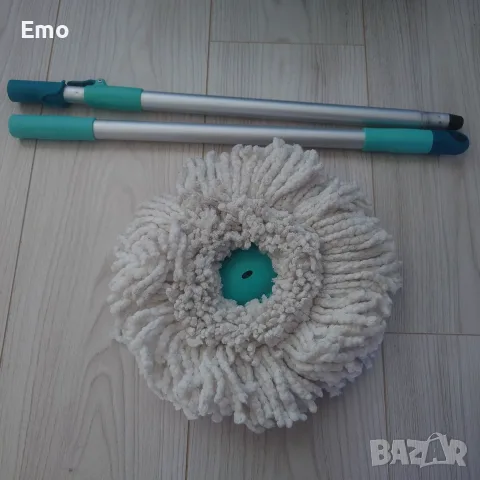 Комплект за почистване Leifheit Clean Twist Disc Mop Ergo, снимка 5 - Мопове, кофи, четки и метли - 55728468