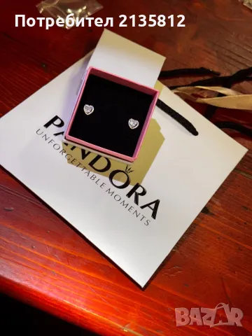 Обеци Пандора Pandora , снимка 6 - Обеци - 49882633