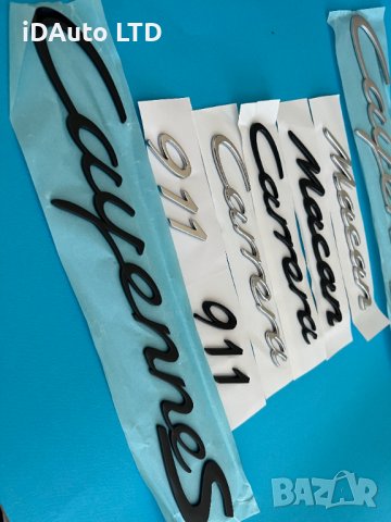 Надпис Cayenne S, емблема, бадж, порше, porsche 911, macan, carrera, снимка 5 - Аксесоари и консумативи - 42088231