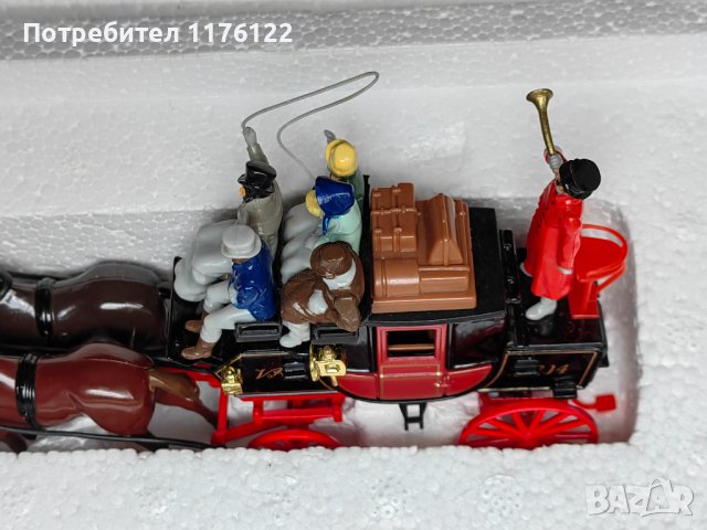 Matchbox MOY YS-39 Passenger Coach & Horses C.1820 Мачбокс Каляска Олдтаймер, 100 лв, снимка 4 - Коли, камиони, мотори, писти - 38940278