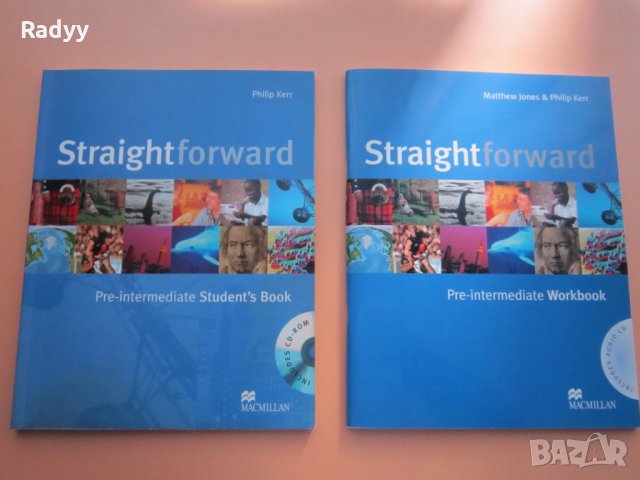 STRAIGHT FORWARD Pre Intermediate - учебник и тетрадка , снимка 1 - Учебници, учебни тетрадки - 30807390